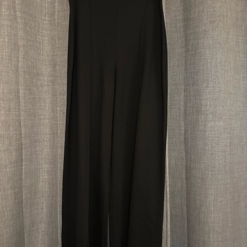 Elegant Black Wide Leg Pant